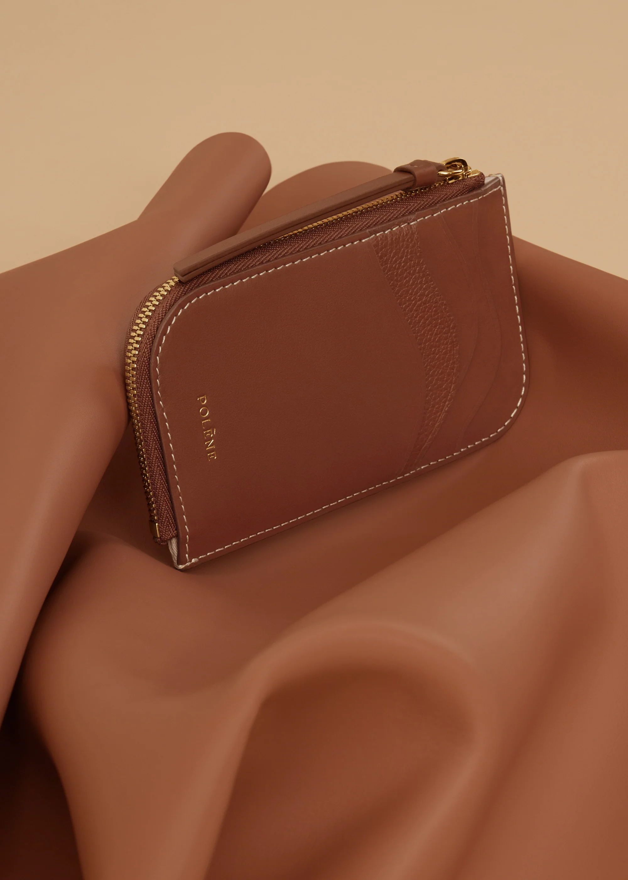 Porte cartes Atla - Duo Cognac - Image 3