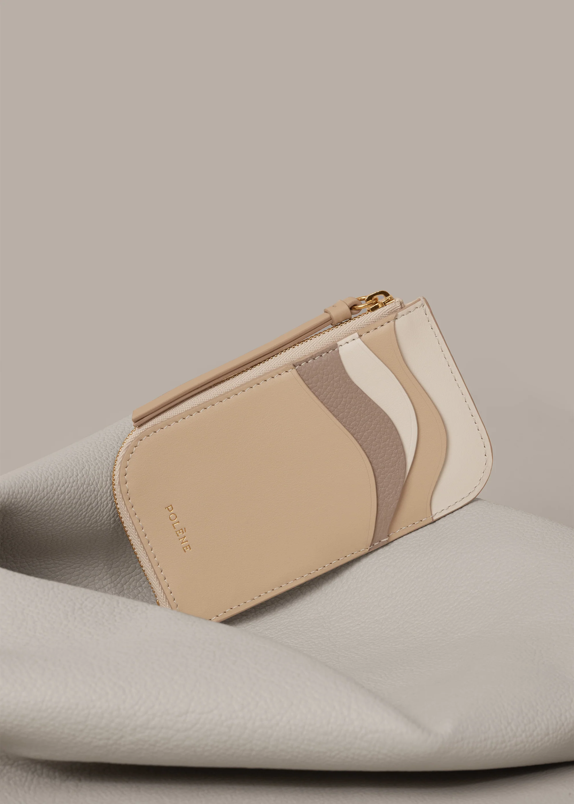 Porte cartes Atla - Trio Taupe - Image 3