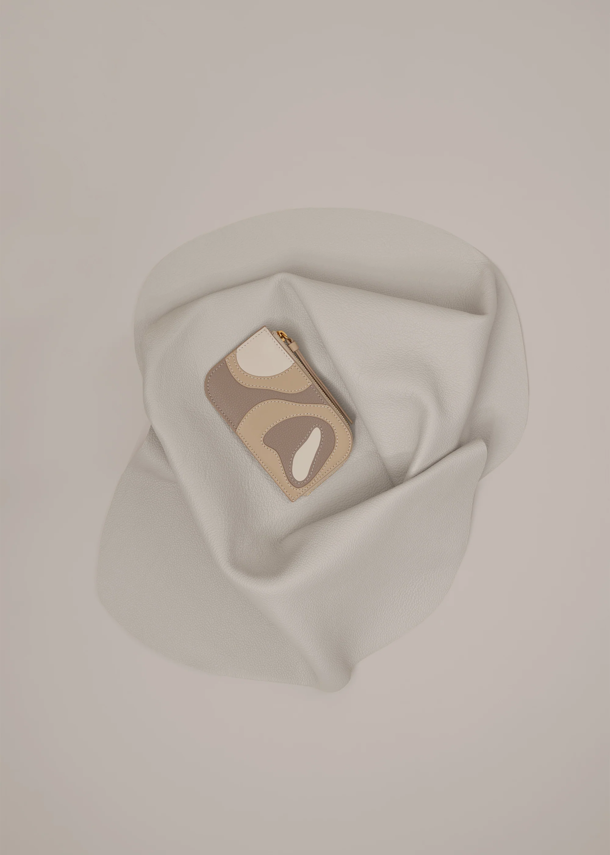Porte cartes Atla - Trio Taupe - Image 4