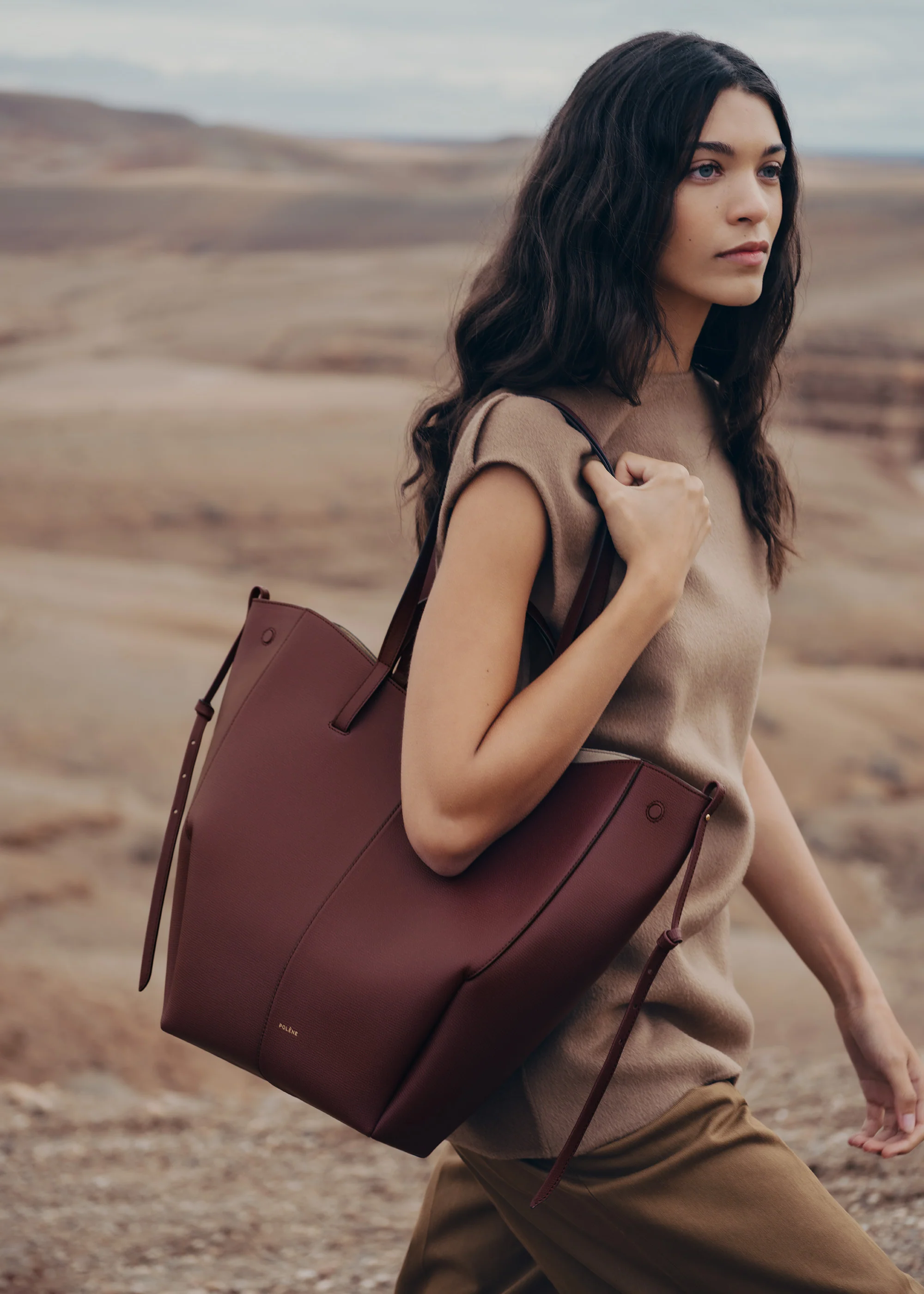 Cyme Tote - Cerise Noire Grainé - Image 3