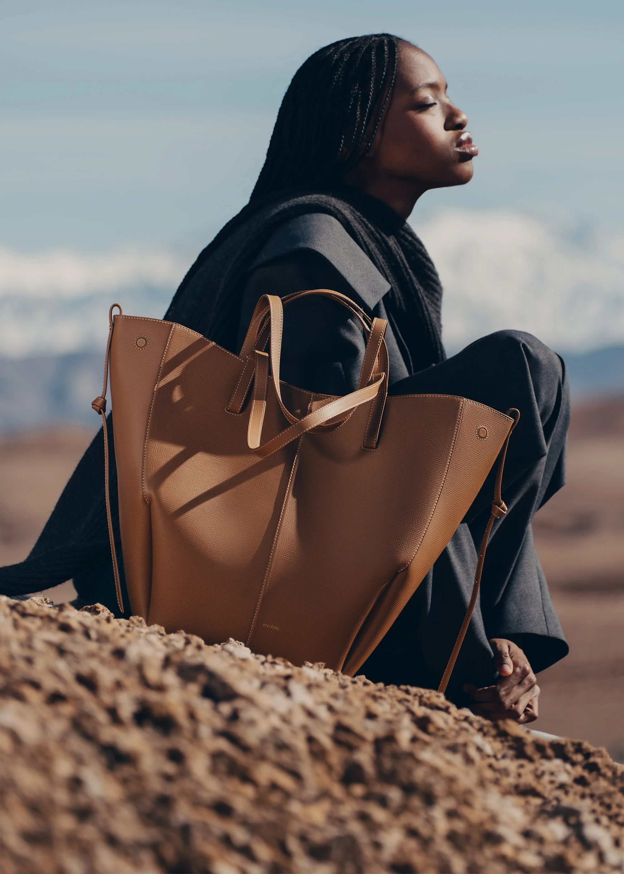 Cyme Tote - Camel Grainé - Image 2