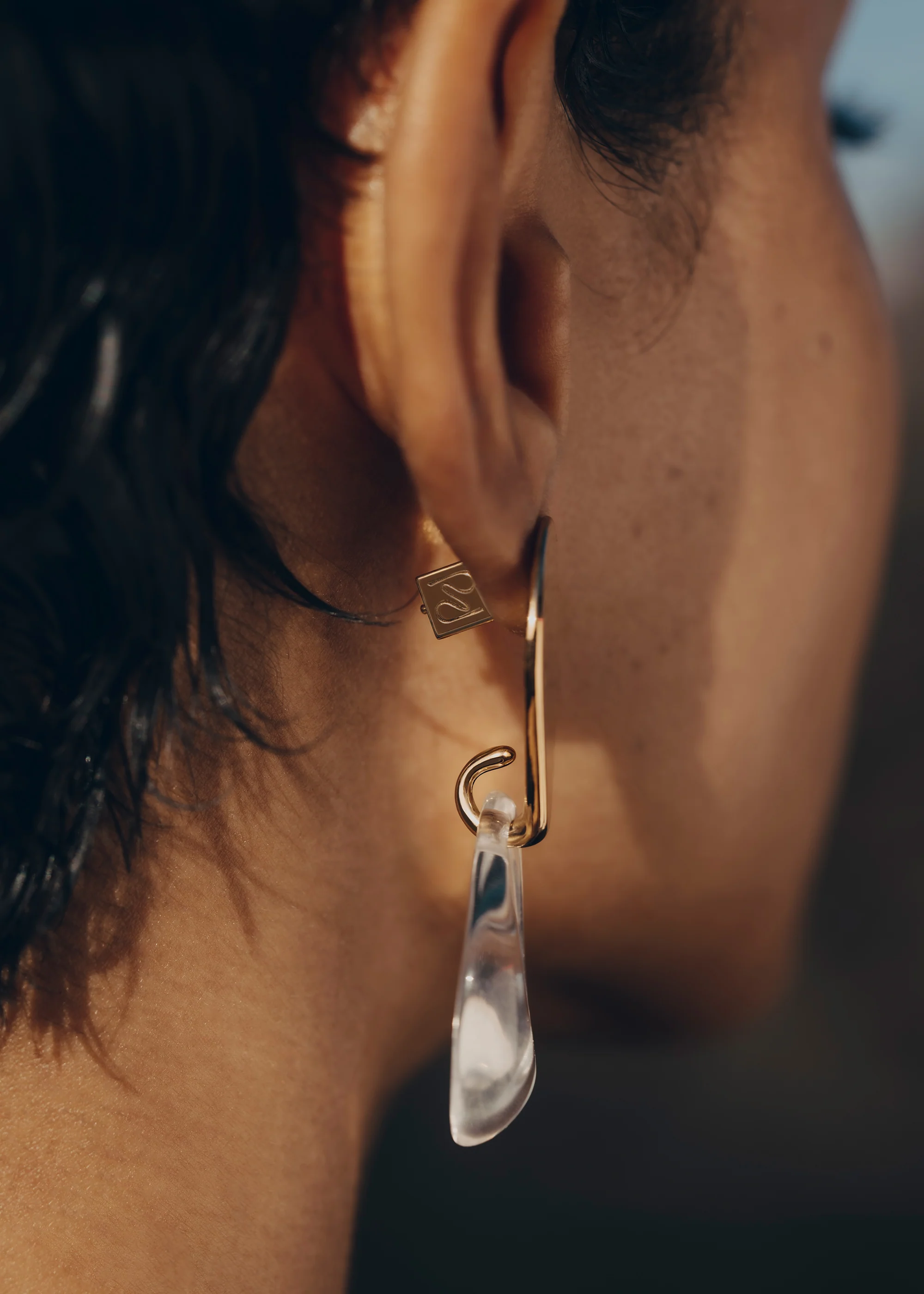 Boucles d'oreilles Naé - Verre - Image 6