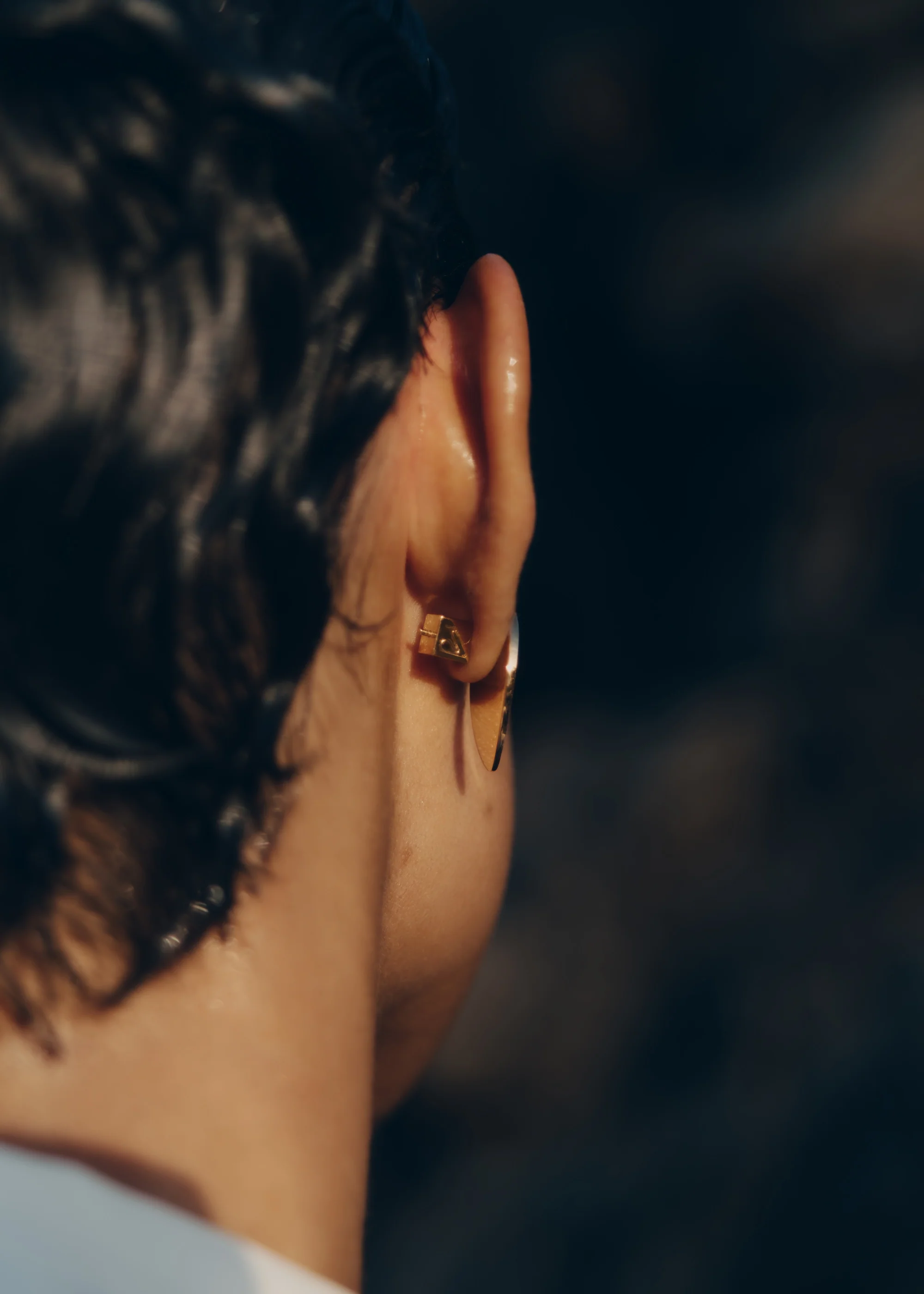 Puces d'oreilles Naé - Verre fumé - Image 6