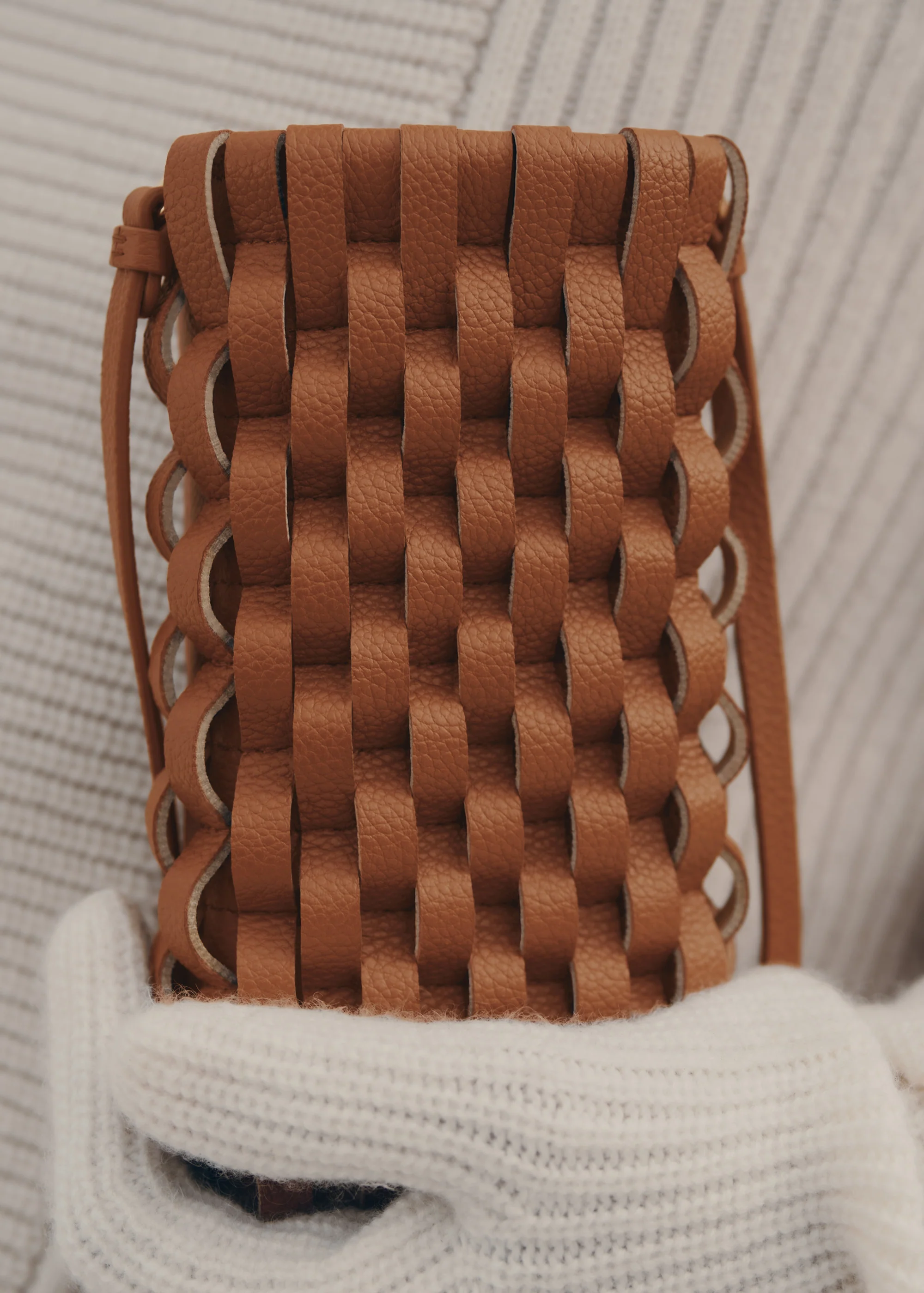 Etui téléphone Onda - Cognac - Image 4